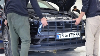 پی دی آر کاپوت پورشه ماکان|صافکاری pdr پورشه ماکان