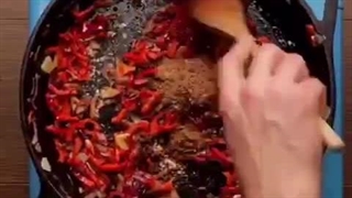 یک غذای تند و اسپاسی .. مدل سمبوسه