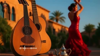 گیتار اسپانیایی و عود عربی - بهترین تلفیق فلامنکو برای آرامش و مدیتیشن