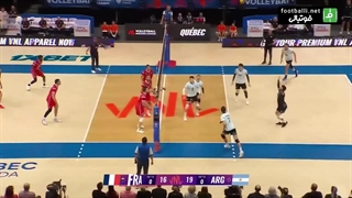 خلاصه بازی آرژانتین 3-1 فرانسه (لیگ ملت های والیبال 2025)