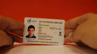 نمونه کارت چاپی با پرینتر کارتجت HH 1800